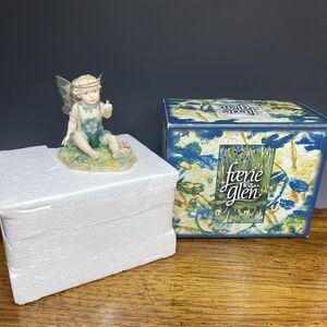 Faerie Glen Terraven Fairy Figurine FG8077 Retired 2007 w/box Boy Vintage